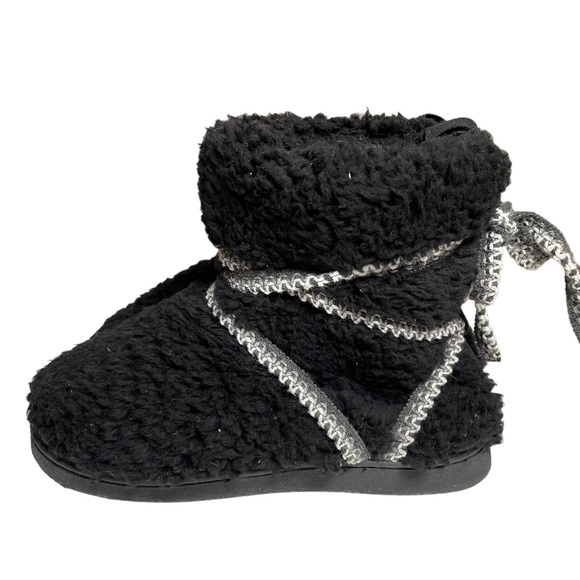 Muk Luks Reyna Women's Snowbunny Mid-Calf Pull on Boots Black Size M (7-8) - Picture 6 of 8